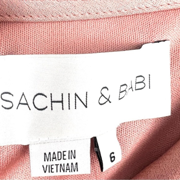 Sachin & Babi Cali Satin Midi Dress Sedona size 6 - Picture 10 of 11